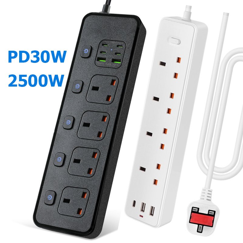 Smart Power Strip - قطاع الطاقة مقبس كهربائي المملكة المتحدة