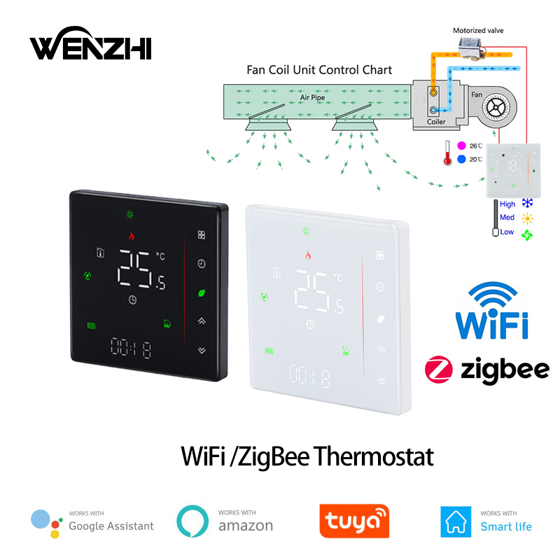 Wifi Thermostat - زيجبي/واي فاي تكييف الهواء ترموستات مروحة