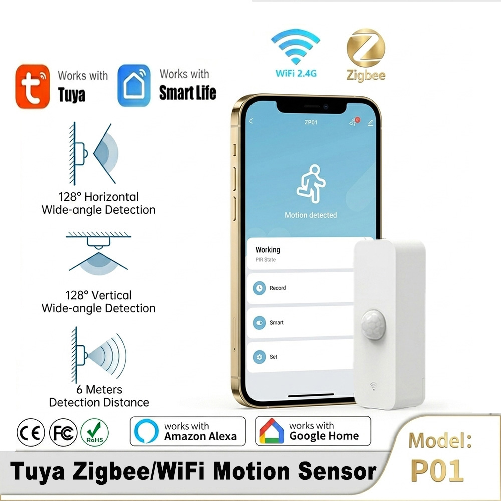 Smart Home Security - مستشعر حركة ذكي بتقنية PIR وWiFi