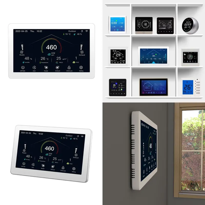 Smart Home Wifi - وحدة تحكم لنظام التهوية والتدفئة والتهوية