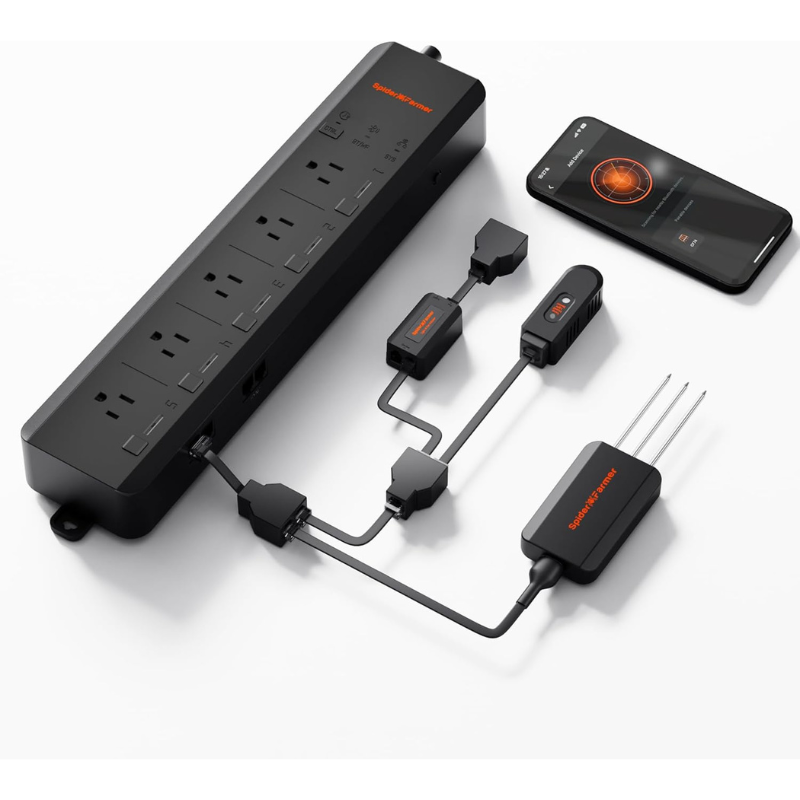 Smart Power Strip - مجموعة مخارج طاقة ذكية من سبايدر