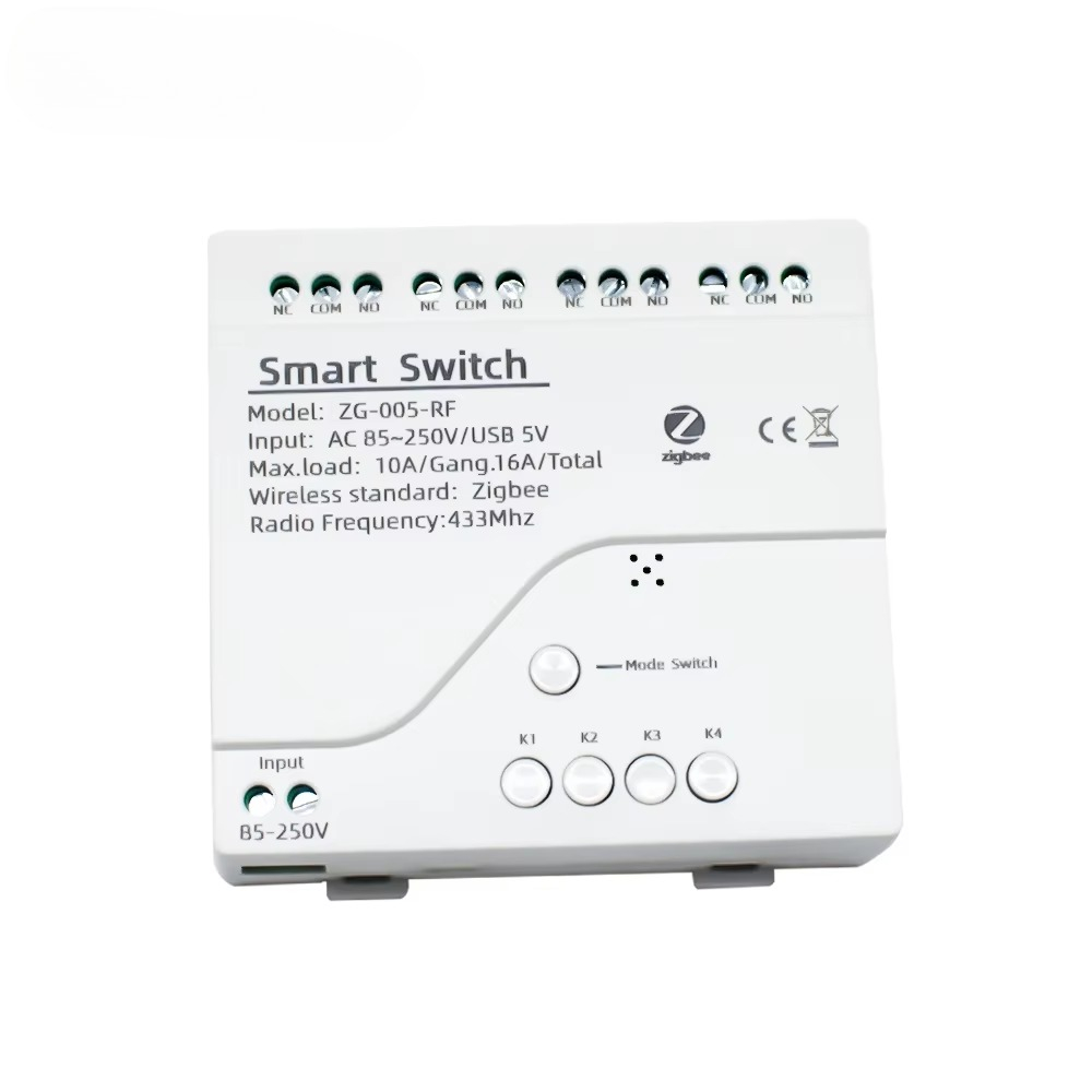 Smart Home Tuya - وحدة تحكم تويا 4 قنوات زيجبي