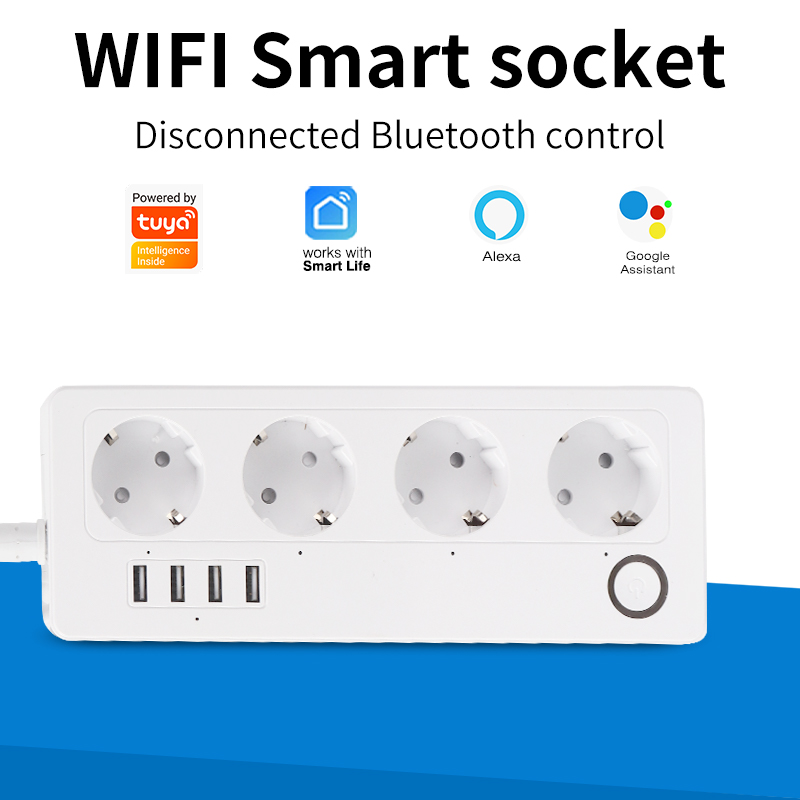 Smart Power Strip - مقبس سلك تمديد ذكي من six