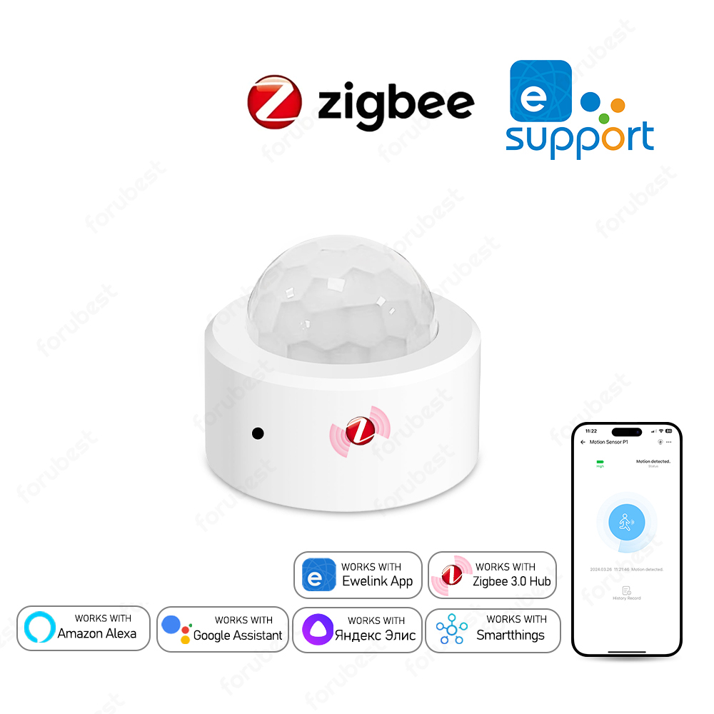 Smart Home Security - زيجبي 3.0 مستشعر الحركة البشرية PIR