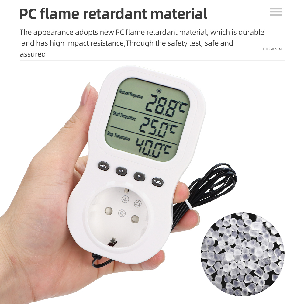 منظم حرارة ذكي LCD مؤقت رقمي ا - مراجعة Wifi Thermostat وسعره