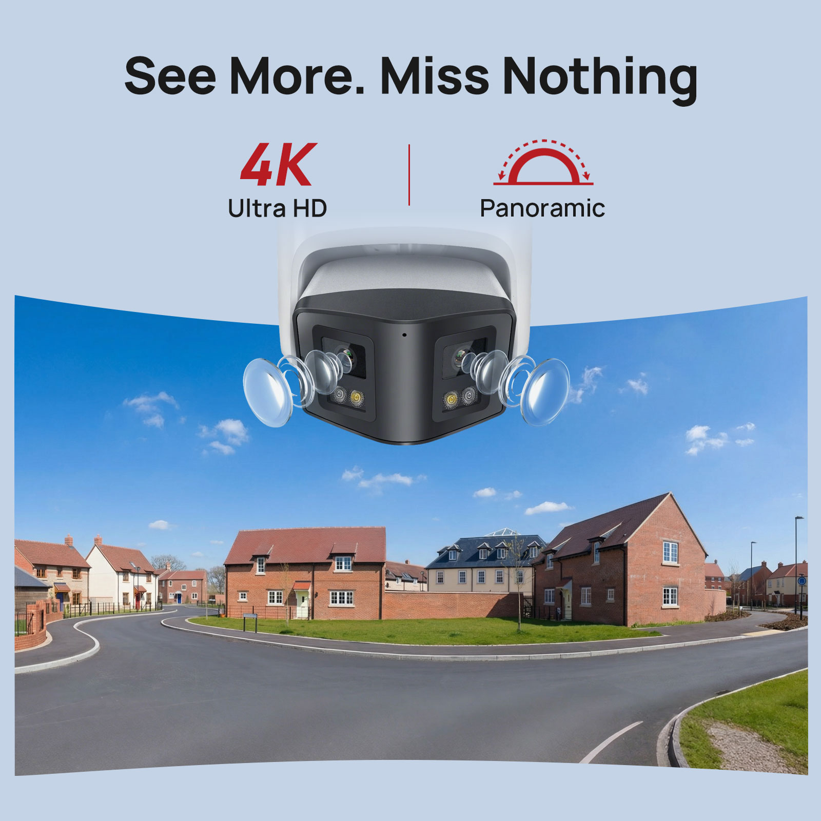 كاميرا مراقبة ذكية بانورامية م - مراجعة Smart Home Hikvision وسعره