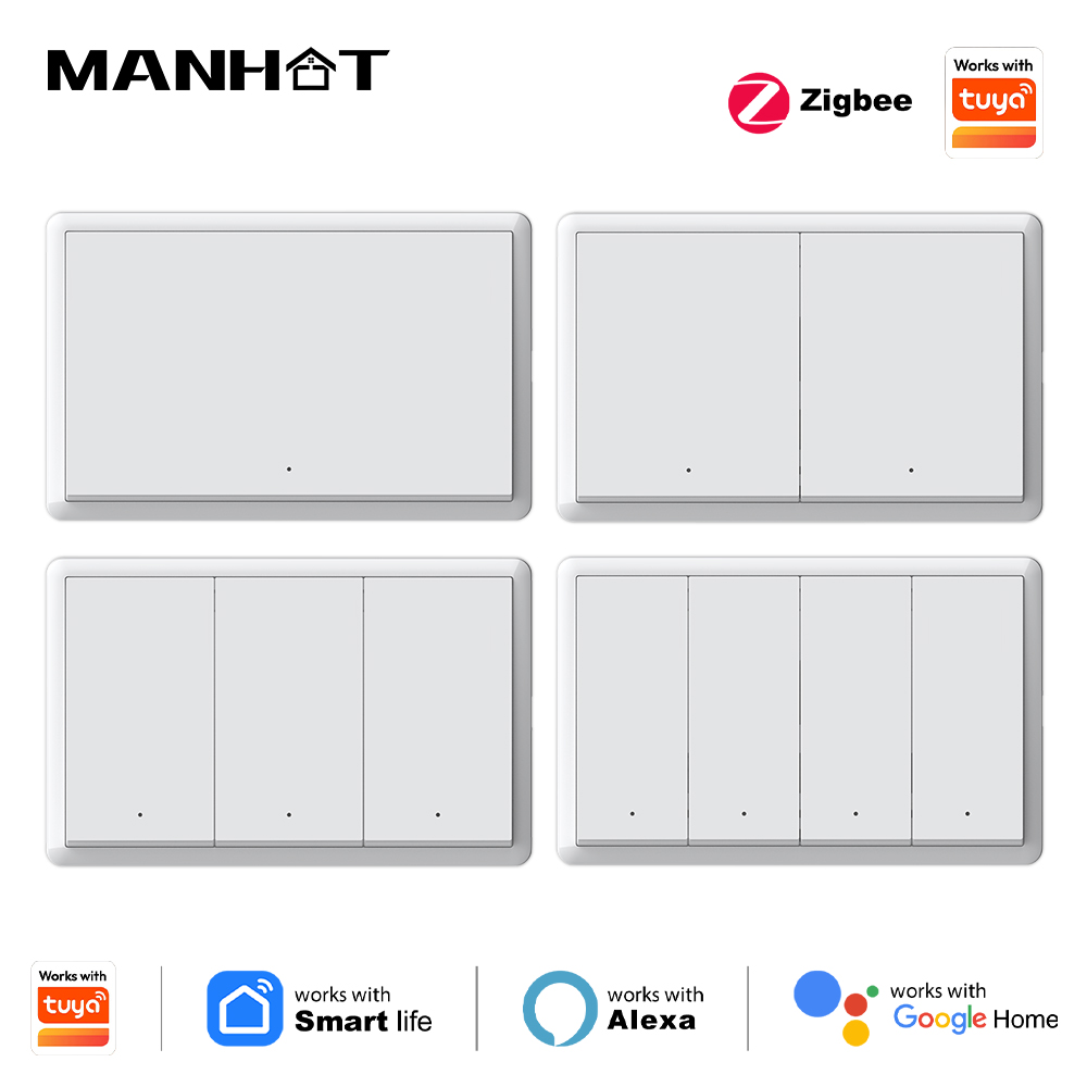 مفتاح إضاءة ذكي من مانهوت يعمل - مراجعة Smart Home Tuya وسعره