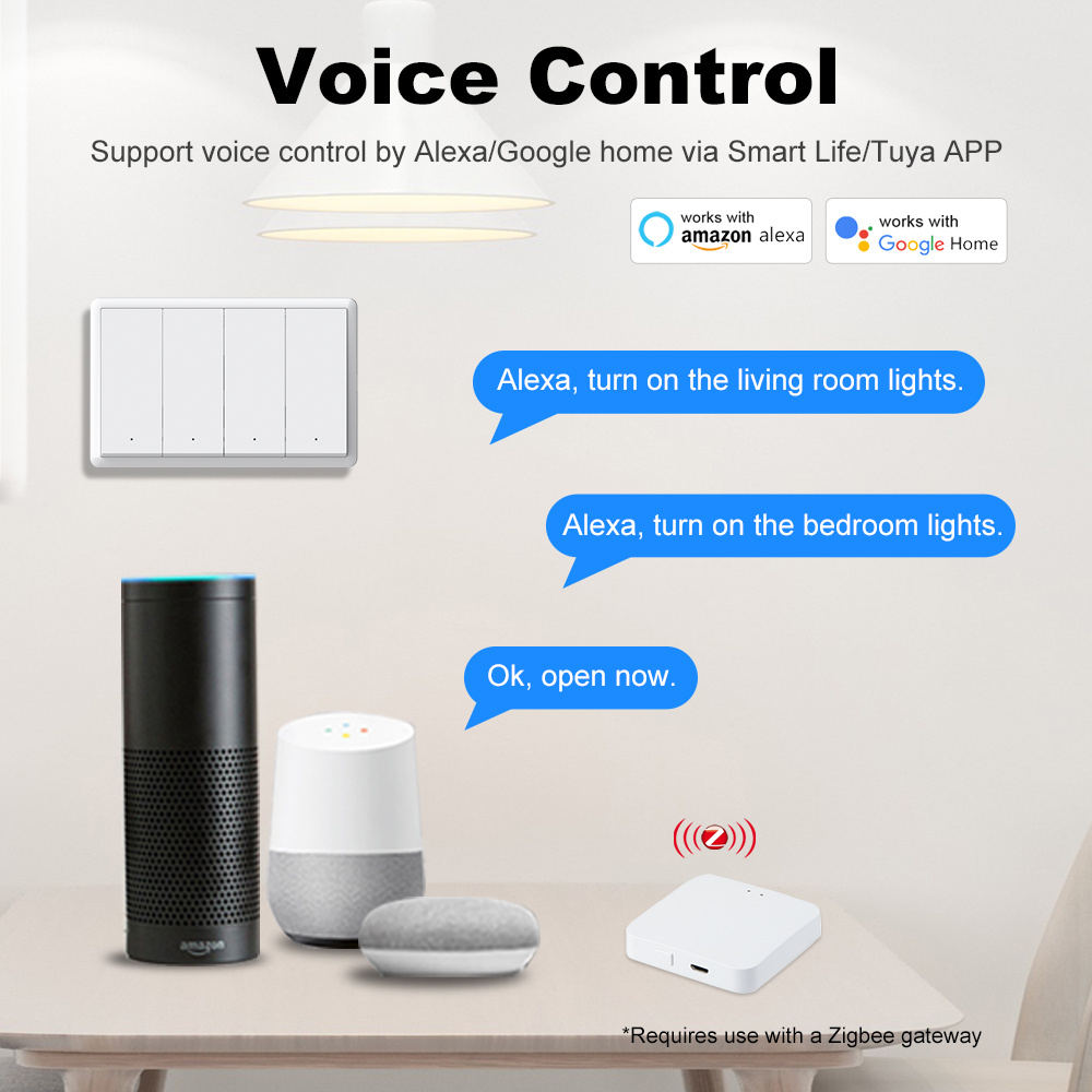 مفتاح إضاءة ذكي من مانهوت يعمل - مراجعة Smart Home Tuya وسعره