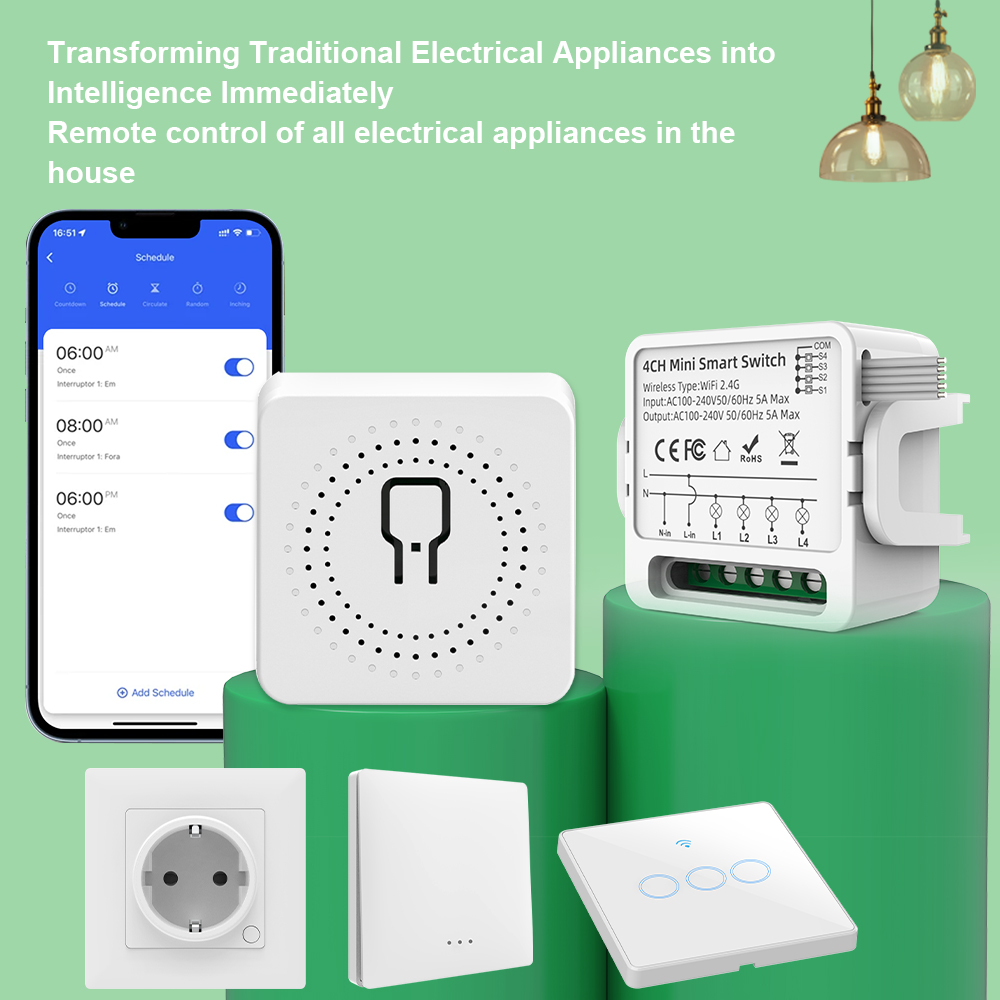 مفتاح ذكي واي فاي من تويا بـ 1 - مراجعة Smart Home Tuya وسعره