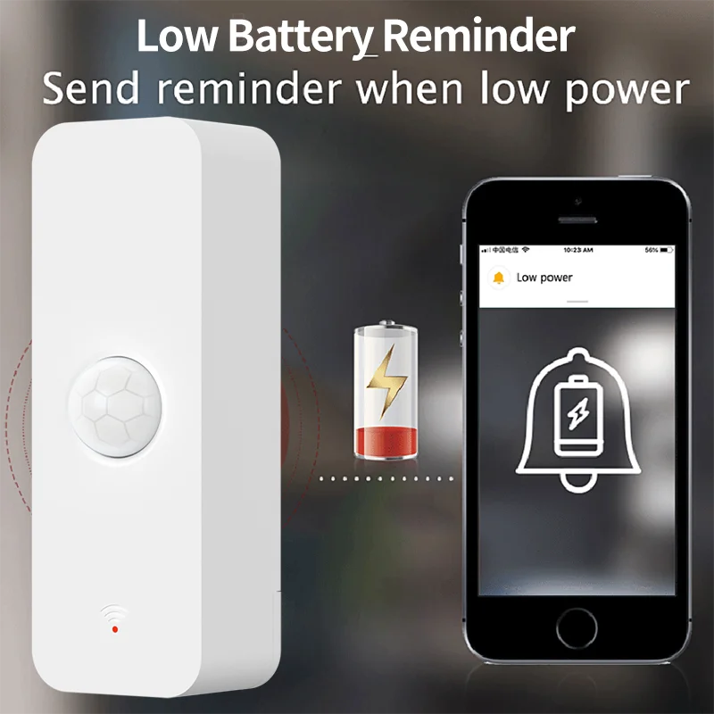Tuya WiFi Zigbee PIR محس حركة  - مراجعة Smart Home Security وسعره