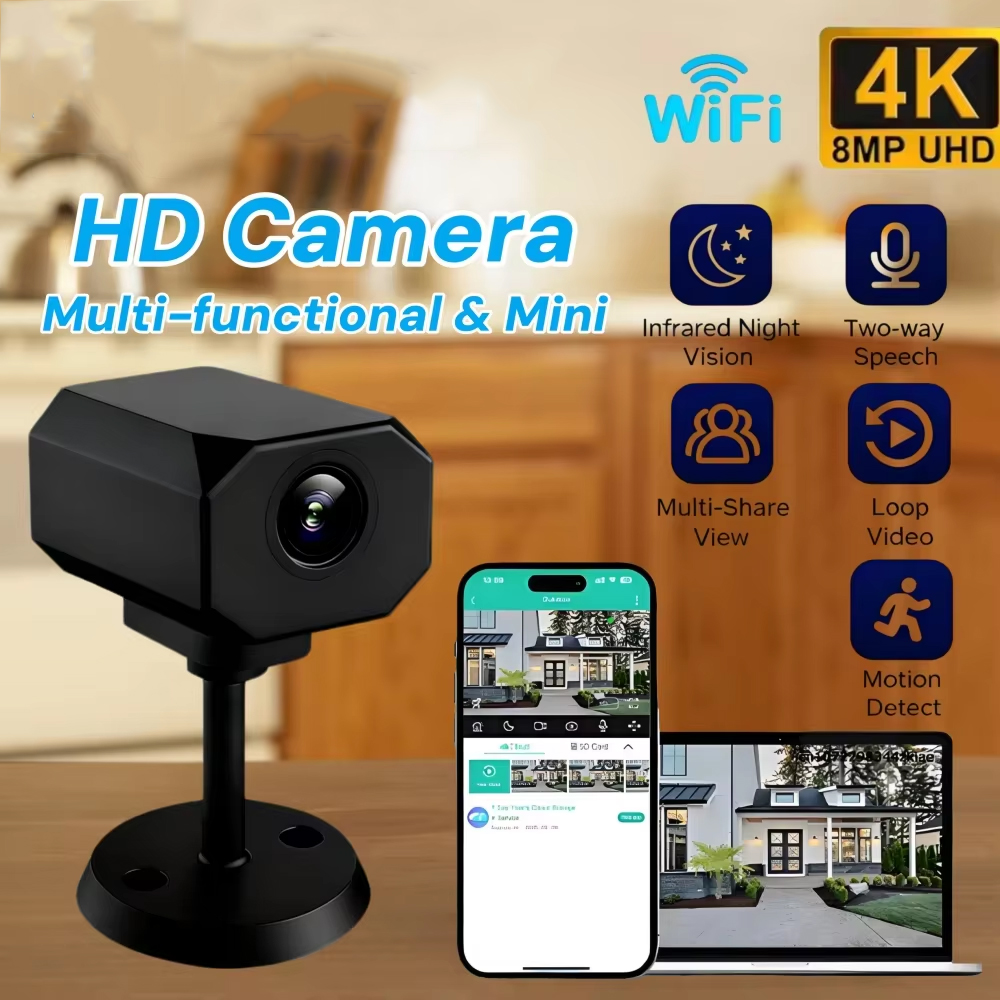 كاميرا أمان WiFi بدقة 4K للمنز - مراجعة Smart Home Wifi وسعره