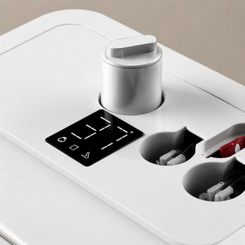 مرحاض ذكي أبيض بوعاء مربع مثبت - مراجعة Smart Home Hotel وسعره