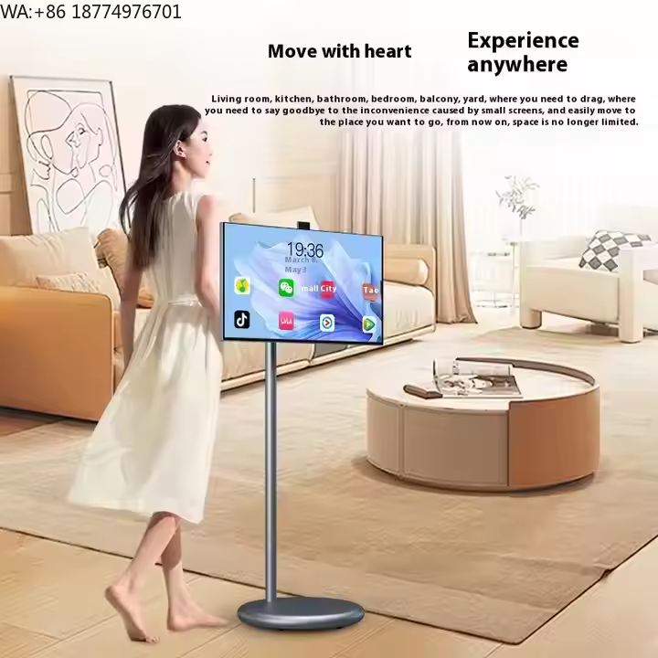 شاشة تلفزيون ذكية محمولة مقاس  - مراجعة Smart Home Wifi وسعره