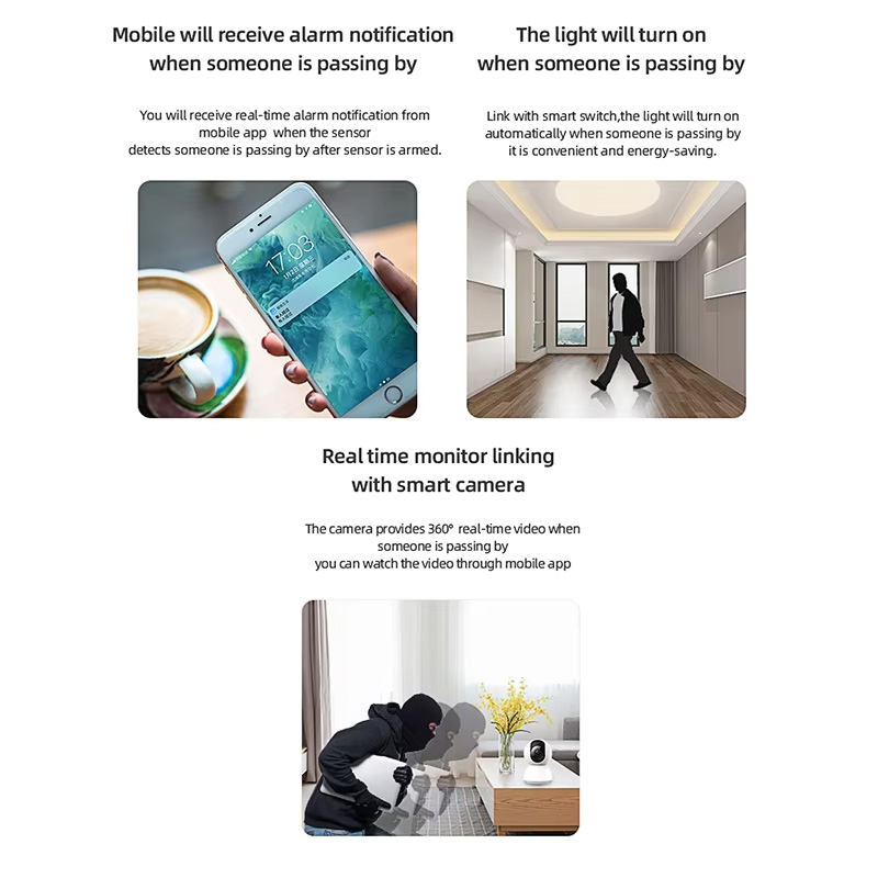مستشعر حركة ذكي بتقنية PIR وWi - مراجعة Smart Home Security وسعره