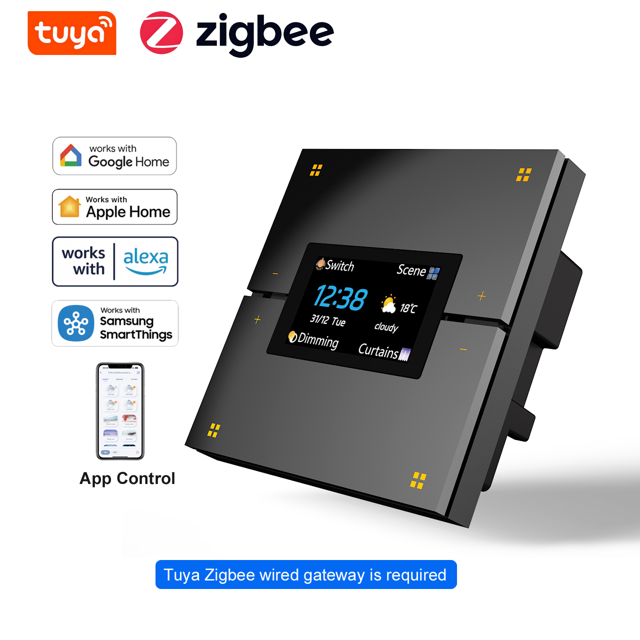 مفتاح إضاءة ذكي M9 Pro بـ 8 أز - مراجعة Smart Home Hotel وسعره
