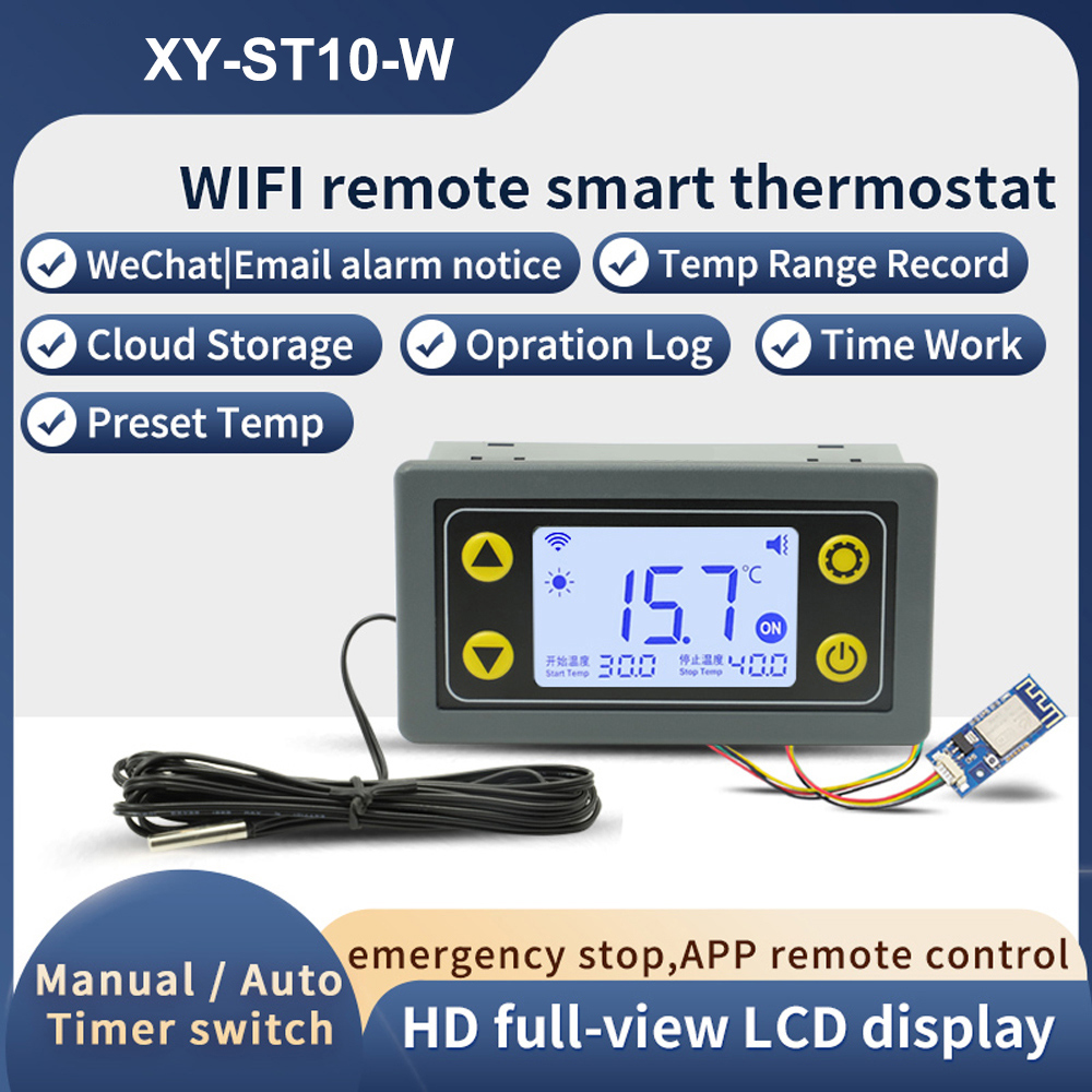 ترموستات بشاشة رقمية ، وحدة تح - مراجعة Wifi Thermostat وسعره