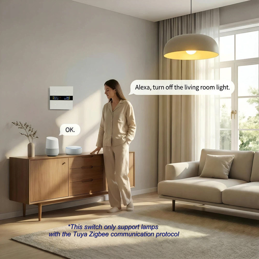 لوحة مفاتيح ذكية M8 Pro Zigbee - مراجعة Smart Home Hotel وسعره