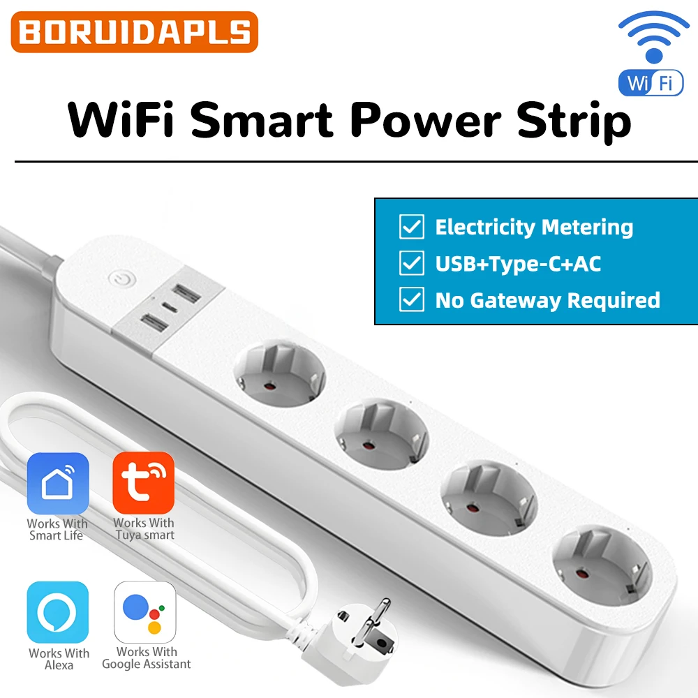 شريط طاقة ذكي من BORUIDAPLS بق - مراجعة Smart Power Strip وسعره
