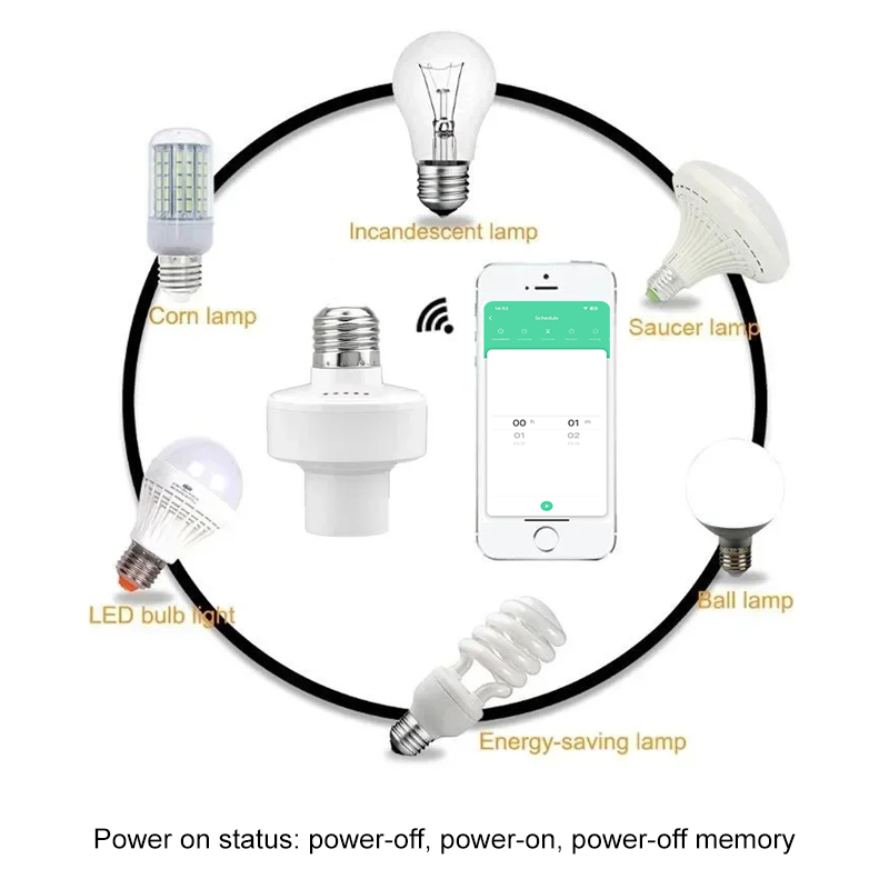 مقبس ذكي E27 من تويا مع مفتاح  - مراجعة Smart Home Tuya وسعره